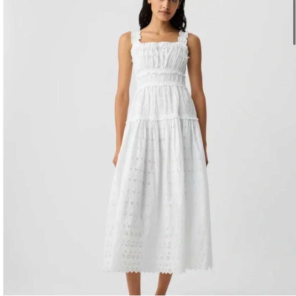 White Sleeveless Maxi Dress